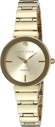 Anne Klein Damenarmbanduhr mit echtem Diamant-Zifferblatt, AK/2434 on Amazon.ae - Price Tracker
