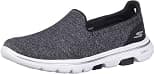 Skechers Girl's Go Walk 4-Kindle Low-Top Sneakers, Grey - Best Deal Finder