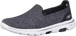 Skechers Girl's Go Walk 4-Kindle Low-Top Sneakers, Grey - Best Deal Finder