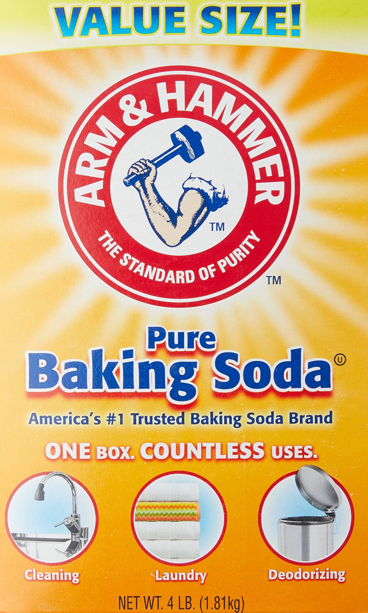 Arm & Hammer Pure Baking Soda, 1.81 kg on Amazon.ae - Price Tracker