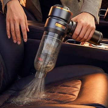 Handheld Cordless Vacuum, Car Vacuum Cleaner, 4-in-1 22000PA High Power Portable Rechargeable Vacuum Cleaner with Brushless Motor, Small Handheld Vacuum & Air Blower & Pump - Black on Amazon - Best Deal Finder