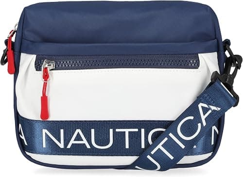 Nautica Womens Nautica Nylon Bean Bag Crossbody Bag With Adjustable Shoulder Strap Crossbody (pack of 1) على Amazon.ae - متتبع الأسعار
