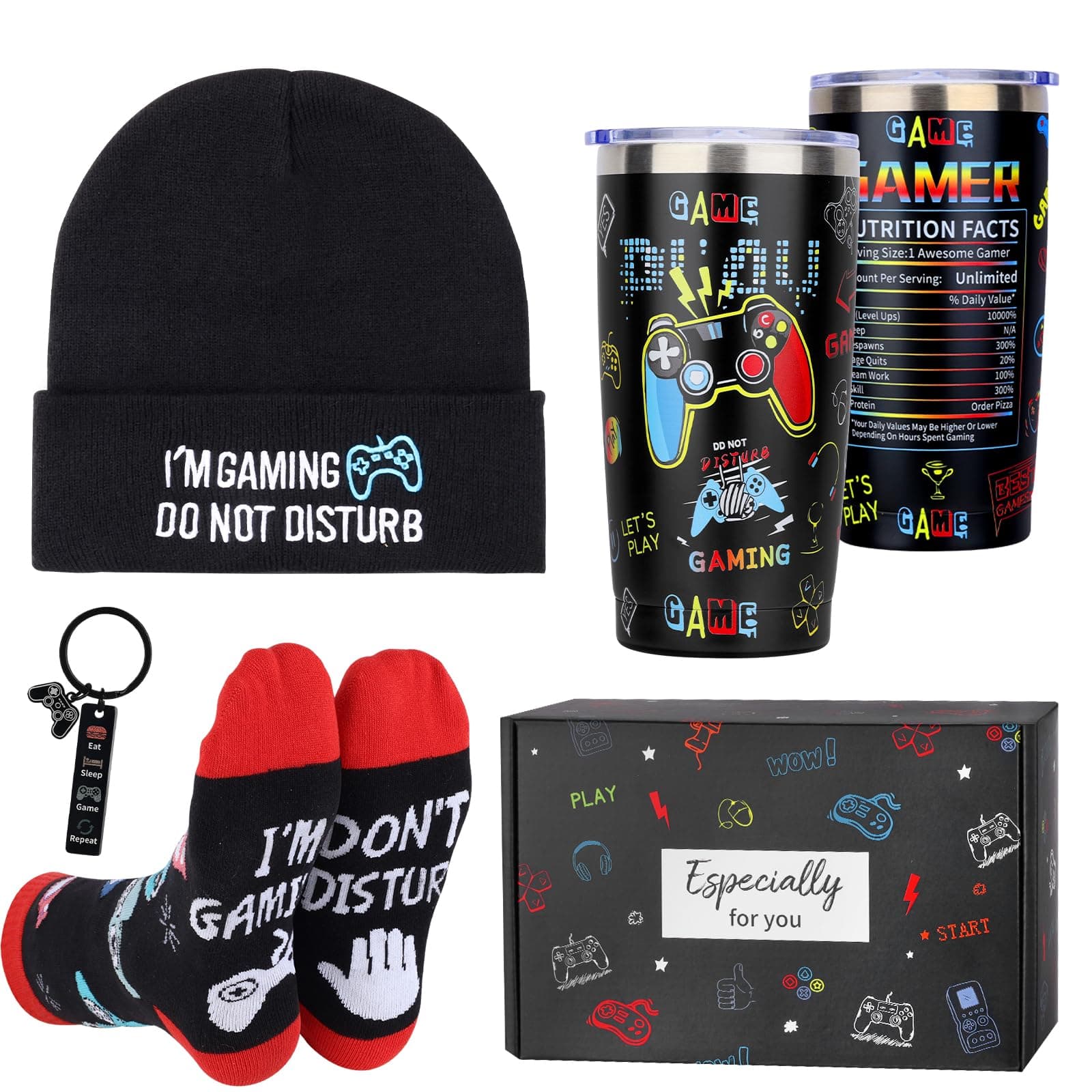 Eoefjw Gamer Gifts For Men,Cool Gaming Gift Bulk Set Game Lover,Gaming Mugs,Teen Boy Stuff,Birthday Valentine Christmas Gamers Son Dad Boyfriend Husband Uncle on Amazon.ae - Price Tracker