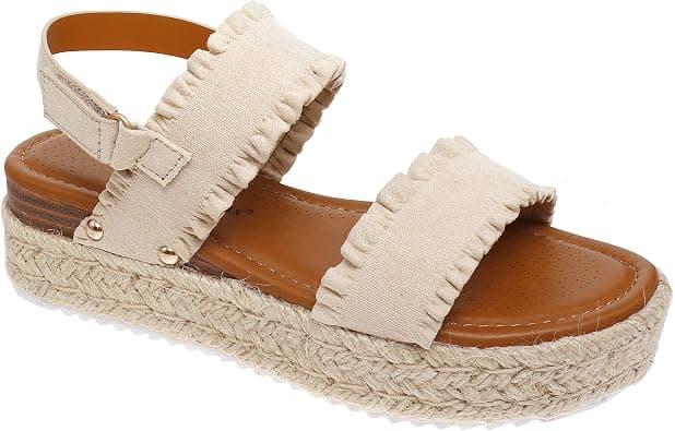Pierre Dumas Women's Magic-9 Platform Espadrille Sandal على Amazon.ae - متتبع الأسعار