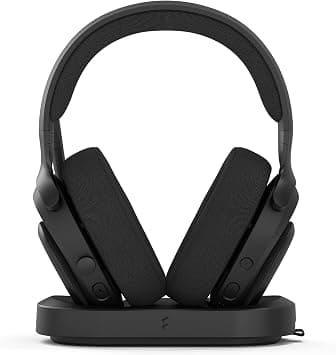 Fractal Design Scape Dark - Wireless PC Gaming Headset - Detachable Flip-to-Mute Microphone with Noise Cancellation - Battery Life Up to 40 Hours - Configurable Ambient Lighting - Black on Amazon - Best Deal Finder
