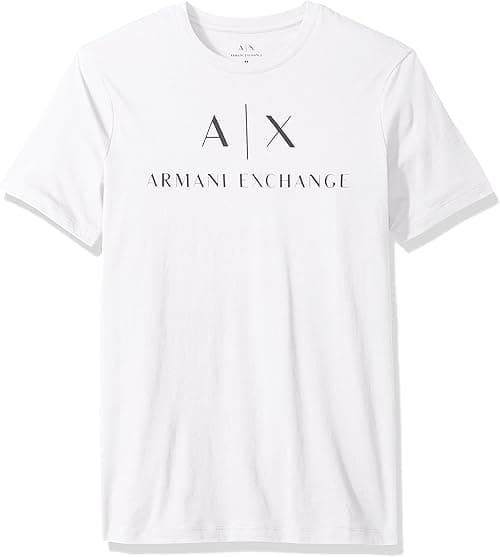 Armani Exchange Men's Logo Crew Neck Short Sleeve Jersey T-shirt T-Shirt (pack of 1) on Amazon.ae - Price Tracker