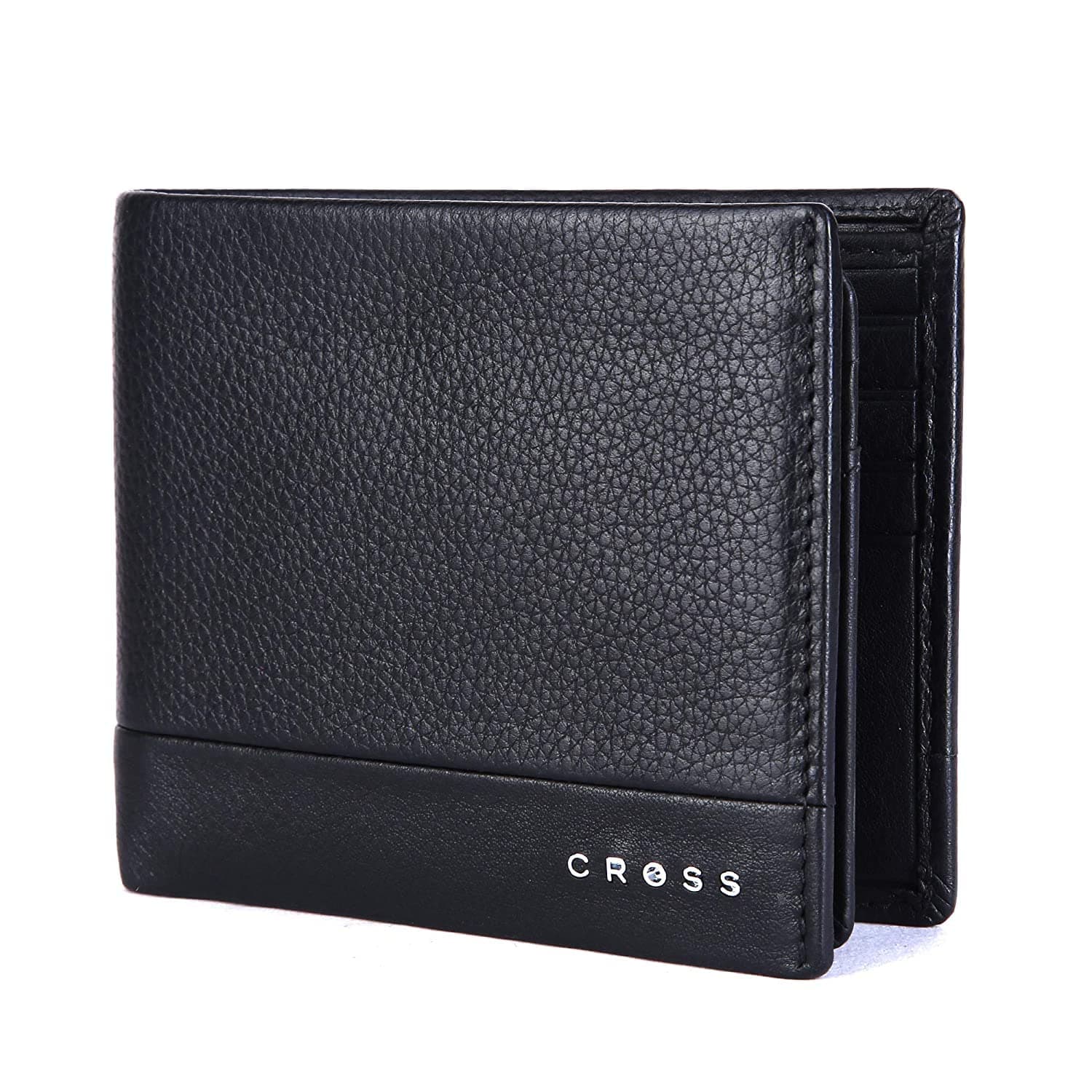 Cross Black Men's Wallet Stylish Genuine Leather Wallets for Men Latest Gents Purse with Card Holder Compartment (AC948799_3-1) on Amazon.ae - Price Tracker