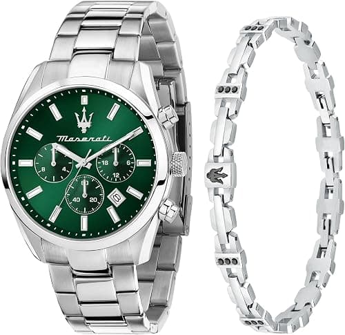 Maserati Herrenuhr, Analog, Quarz, Multifunktion, Stahlarmband, Attrazione Collection R8853151017 on Amazon.ae - Price Tracker