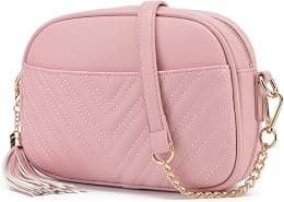 Lola Mae Quilted Crossbody Bag, Trendy Design Shoulder Purse - Best Deal Finder