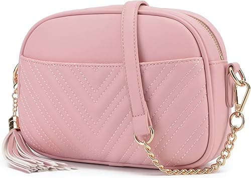 Lola Mae Quilted Crossbody Bag, Trendy Design Shoulder Purse on Amazon.ae - Price Tracker