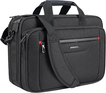 VANKEAN Laptop Bag Premium Laptop Case Business Briefcase Fits Up to 17.3 Inch Laptop Expandable Water-Repellent Shoulder Messenger Bag for Men/Women Computer Bag for Travel/Business/School-Black - Amazon.ae Price Tracker