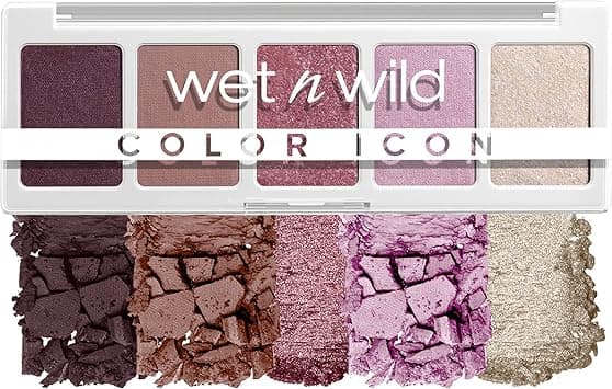 Wet n Wild Color Icon 5 Pan Palette, Eyeshadow Richly Pigmented Colors For Everyday MakEUp, Long Lasting And Easy To Blend Formula, Petalette, 1 Count (Pack Of 1) on Amazon.ae - Price Tracker