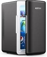 AstroAI Mini Fridge 6 Litre / 8 Can | Cooler and Warmer | AC/DC | Small Fridge for Bedrooms, Car, Drinks, Beauty, Skincare, Travel(Black) - Best Deal Finder