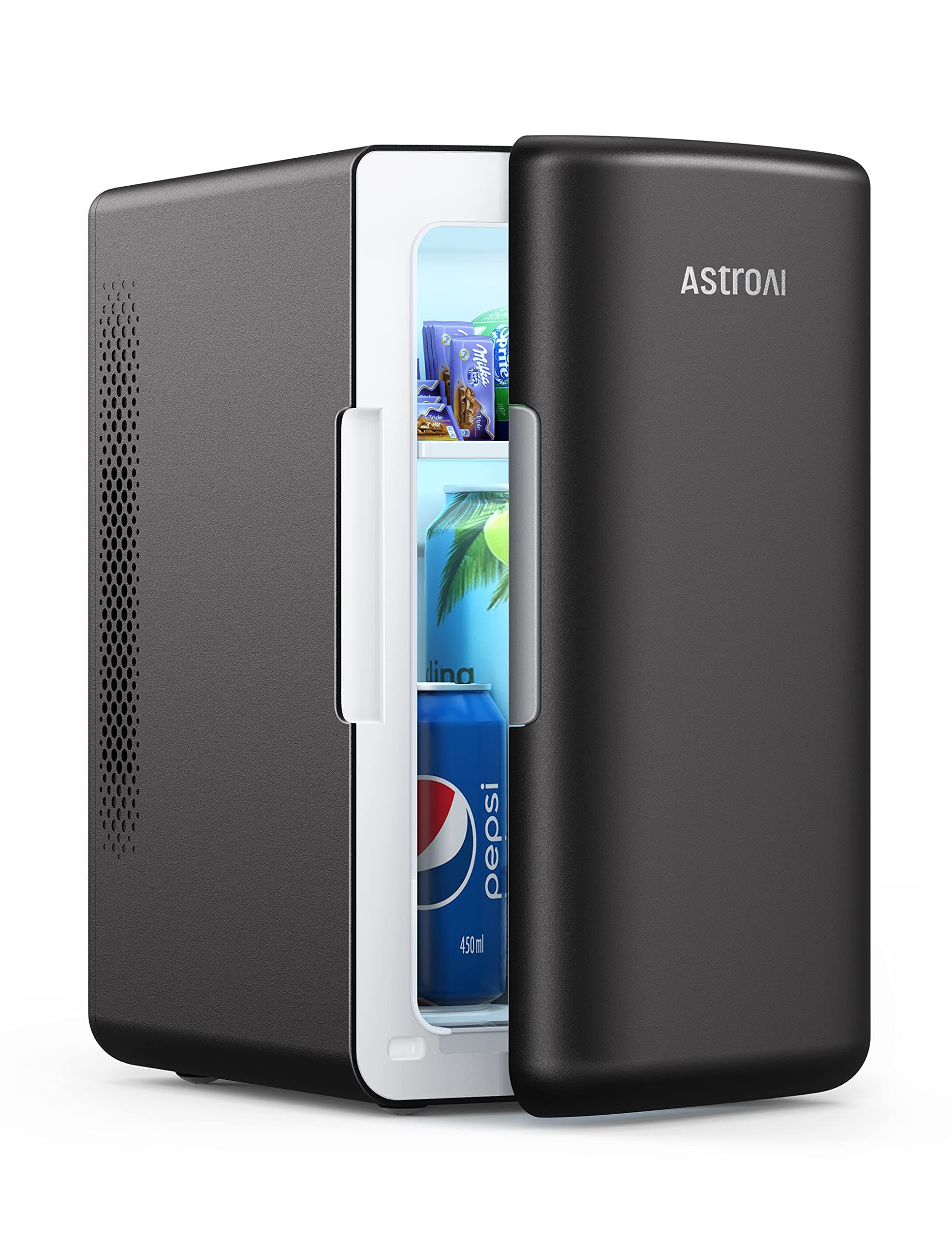AstroAI Mini Fridge 6 Litre / 8 Can | Cooler and Warmer | AC/DC | Small Fridge for Bedrooms, Car, Drinks, Beauty, Skincare, Travel(Black) on Amazon.ae - Price Tracker