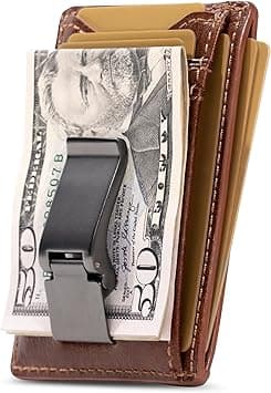 House of Jack Co. FLYNN Money Clip Wallet | Slim Card Holder | Sturdy Metal Money Clip | Front Pocket Wallet for Men on Amazon.ae - Price Tracker