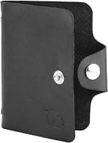 Flying Fossil Genuine Leather Hand-Crafted Card Holder, Minimalist Wallet, Unisex, - متتبع أسعار Amazon.sa