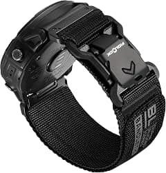Bandletic Nylon Compatible with Garmin 26 mm Easy Fit Wristband, Magnetic Bands Fidlock V-Buckle for Fenix 8 E 51 mm/7X 6X Pro/5X Plus/3 HR/Tactix/Descent/Enduro/Instinct 2X/ Quatix 3 - Amazon.ae Price Tracker