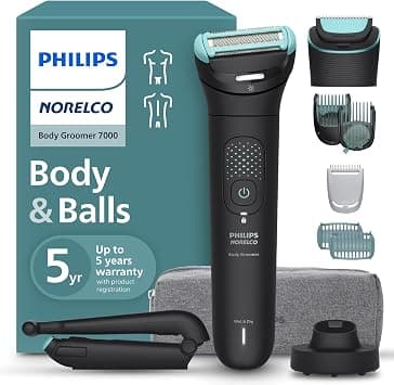 Philips Norelco Body Groomer 7000, Body & Balls, Dual Head Trimmer & Shaver on Amazon.ae - Price Tracker