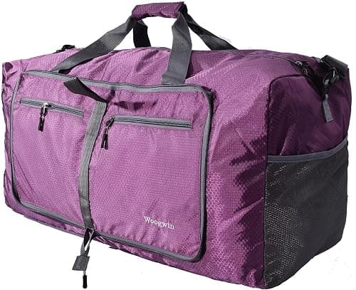 Woogwin Travel Duffel Bag Large Foldable Waterproof Overnight Bag for Beach Swim Bags Pool Sports Gym on Amazon - Best Deal Finder