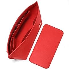 Doxo Purse Organizer Insert, Felt Bag Insert Tote Fit L Speedy 35, Neverfull PM & Base Shaper 2pc Set(Medium-Red-Combination) - Amazon.ae Price Tracker