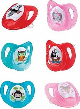 Nuby Comfort Ortho Baby Soft Silicone Pacifier for Infants and Babies, 0-36 Months, 2 Pieces-Assorted Colors on Amazon.ae - Price Tracker