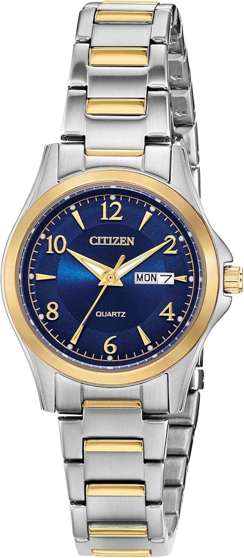 Citizen Quartz Womens Watch, Stainless Steel, Classic, Two-Tone (Model: EQ0595-55L), Two-Tone, Classic on Amazon.ae - Price Tracker
