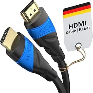 KabelDirekt – 5m HDMI cable 4K cord (HDMI to 4K@60Hz for stunning Ultra HD, High Speed with Ethernet, 2.0/1.4 Blu-ray/PS4/PS5/Xbox Series X/Switch, black) on Amazon.ae - Price Tracker