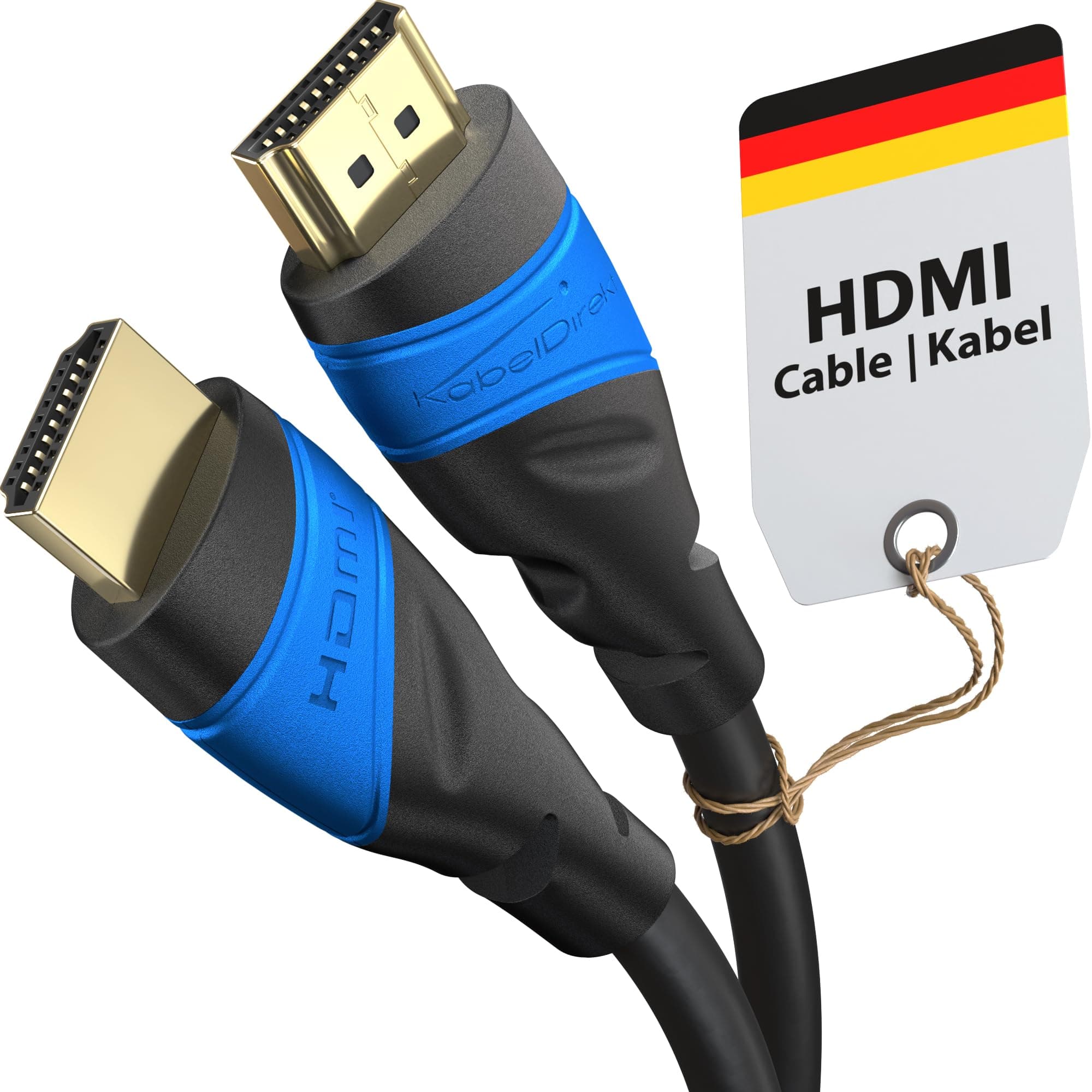 KabelDirekt – 5m HDMI cable 4K cord (HDMI to 4K@60Hz for stunning Ultra HD, High Speed with Ethernet, 2.0/1.4 Blu-ray/PS4/PS5/Xbox Series X/Switch, black) on Amazon.ae - Price Tracker