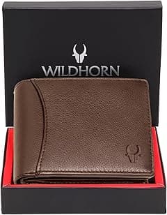 WildHorn mens Leather Wallet for Men Men's Wallet - Amazon.ae Price Tracker