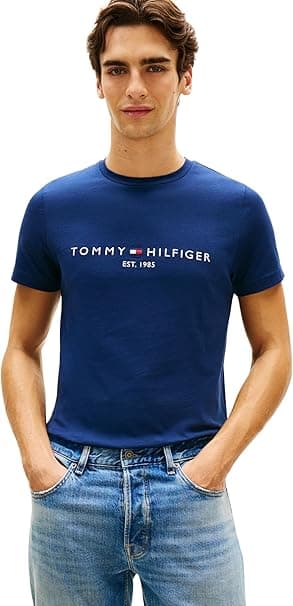 Tommy Hilfiger Mens TOMMY LOGO TEE S/S T-Shirt on Amazon.ae - Price Tracker