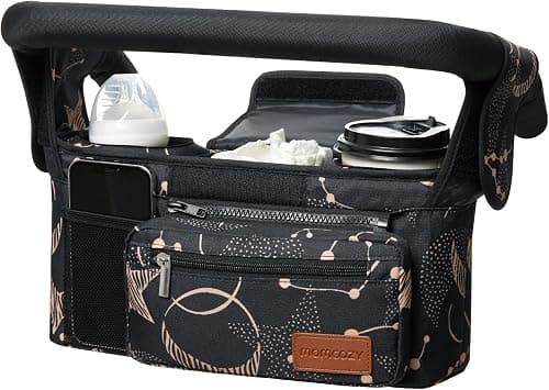 Momcozy Universal Stroller Organizer with Insulated Cup Holder Detachable Phone Bag & Shoulder Strap, Fits for Stroller like Uppababy, Baby Jogger, Britax, BOB, Umbrella and Pet Stroller on Amazon.ae - Price Tracker