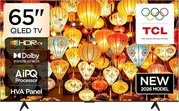 TCL Television 65 Inch P71L 4K QLED Smart TV (2026 Model) 65" QLED Google TV, AiPQ Processor, TCL AI, Dolby Vision, HDR10+, 93% DCI-P3 Color Gamut, Dolby Audio, DTS Virtual X, Game Master - 4K 65P71L on Amazon.ae - Price Tracker