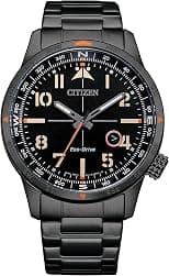 Citizen Men's Sport Casual Avion 3-Hand Date Eco-Drive Watch, Arabic Markers, Luminous Hands, Spherical Mineral Crystal, 100 Meters Water Resistant, Field Watch - Best Deal Finder