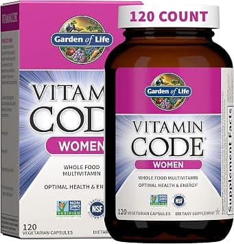 Garden of Life Multivitamin For Women, Vitamin Code Women Multi - 120 Capsules, Whole Food Womens Multi, Vitamins, Iron, Folate Not Folic Acid & Probiotics For Womens Energy, Vegetarian Supplements - Best Deal Finder