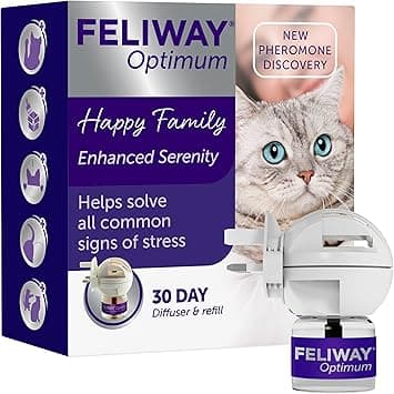 Feliway Optimum Diffuser + Refill for Cats 48ML - Amazon.ae Price Tracker