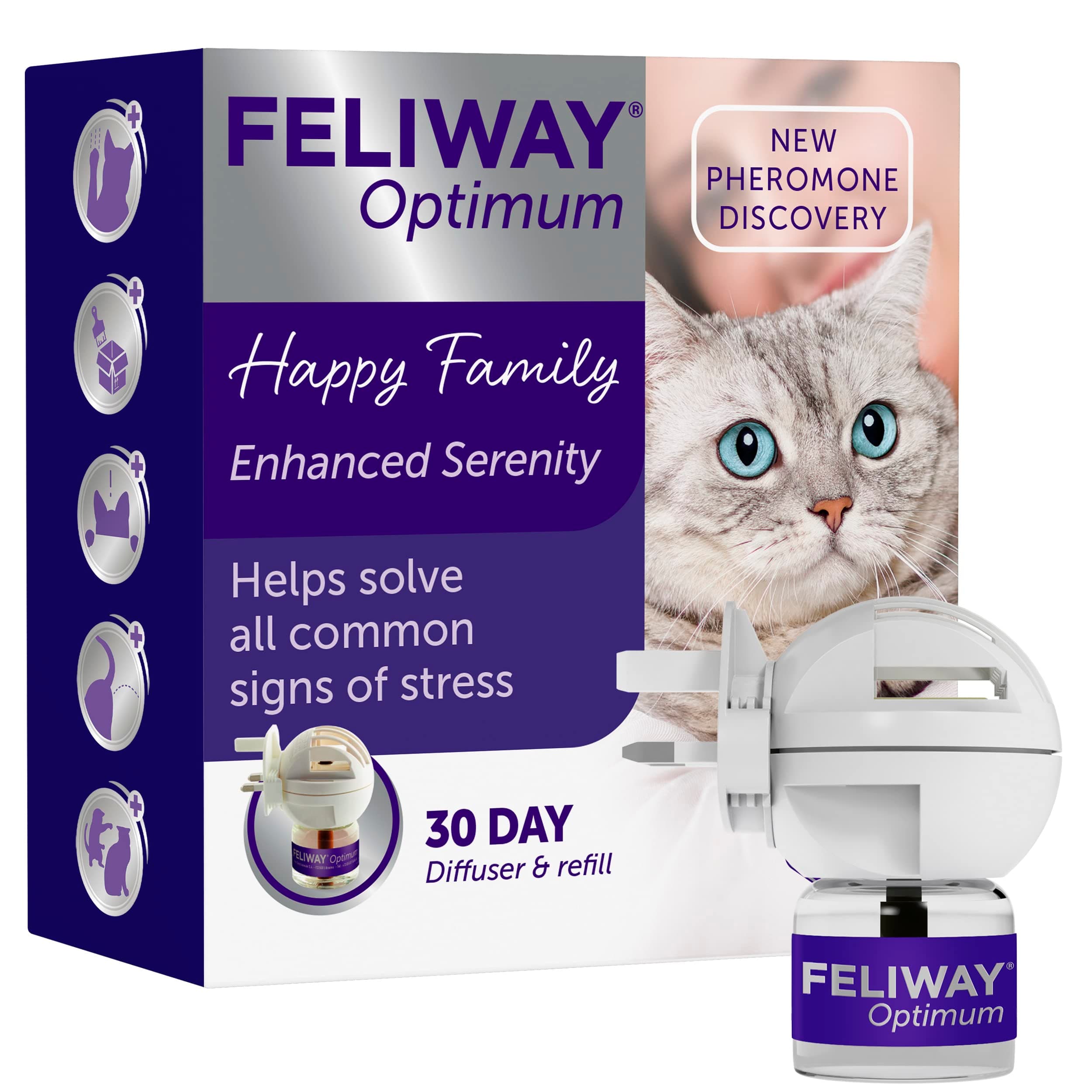 Feliway Optimum Diffuser + Refill for Cats 48ML on Amazon.ae - Price Tracker