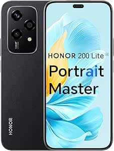 HONOR 200 Lite, 5G Dual SIM, 8GB RAM + 256GB ROM, 6,7” Anti-Drop AMOLED Display, 108MP Triple Rear Camera, Midnight Black - UAE Version, 1 Year Official Warranty on Amazon.ae - Price Tracker