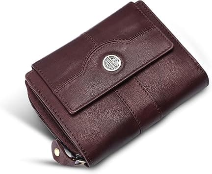 HAMMONDS FLYCATCHER Genuine Leather Ladies Wallet | LW5003_VRN, Antique Brown, Modern on Amazon.ae - Price Tracker