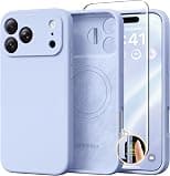GolbinBox Magnetic for iPhone 17 Pro Max Case, Silicone Cover, Cyan Purple - Best Deal Finder