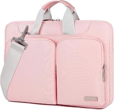 Lacdo 360° Protective Laptop Shoulder Bag for 13 inch MacBook Air M5 A3449 (2026), M4 A3240 2025, M3 A3113, M2 A2681, M1 A2337 A2179 A1932, 13 inch MacBook Neo A18 Pro A3404 (2026) Computer Bag, Pink على Amazon.ae - متتبع الأسعار