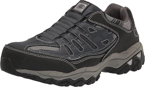 Skechers Cankton-U Mens Industrial Sneaker Shoes , Brown , 39.5 EU على Amazon.ae - متتبع الأسعار