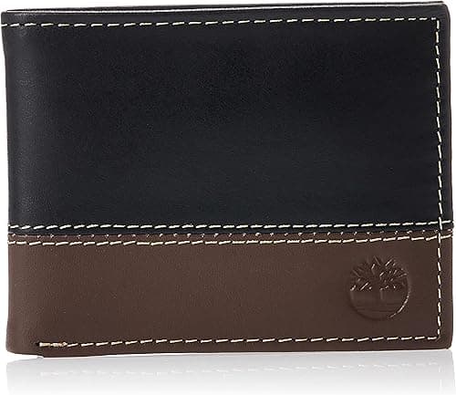 Timberland Men's Leather Passcase Wallet Trifold Wallet Hybrid on Amazon.ae - Price Tracker