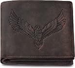 Urban Forest Zeus Vintage Brown Leather Bi-Fold Wallet for Men, 6 Card Slot - Best Deal Finder