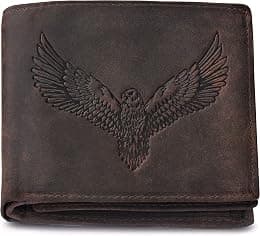 Urban Forest Zeus Vintage Brown Leather Bi-Fold Wallet for Men, 6 Card Slot - Best Deal Finder