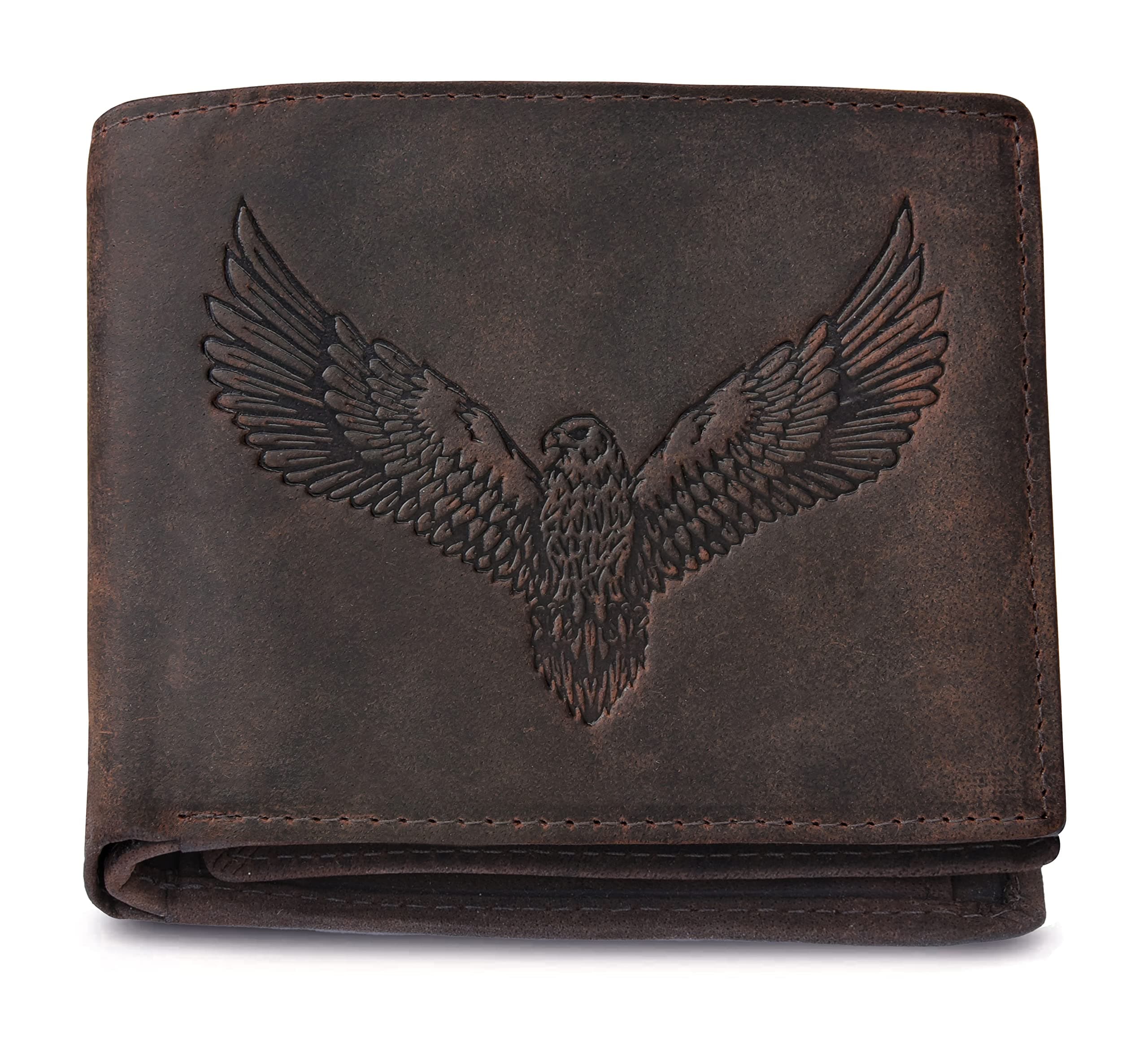 Urban Forest Zeus Vintage Brown Leather Bi-Fold Wallet for Men, 6 Card Slot on Amazon.ae - Price Tracker