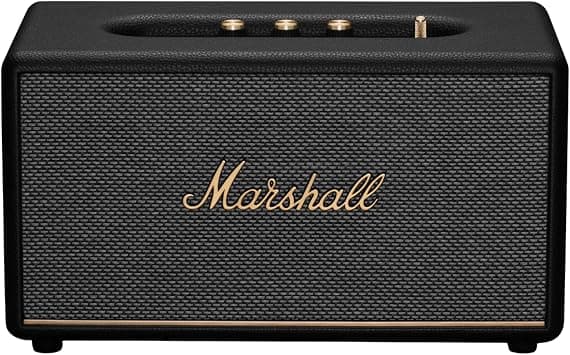Marshall Stanmore III 50W Premium Home Wireless Speaker with Bluetooth 5.2 and Multiple Inputs - Enjoy signature Marshall sound (Black) - Best Deal Finder