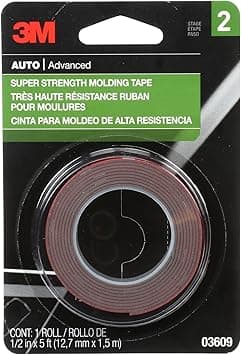 3M Super Strength Molding Tape, 03609, 1/2 in x 5 ft - Amazon.ae Price Tracker