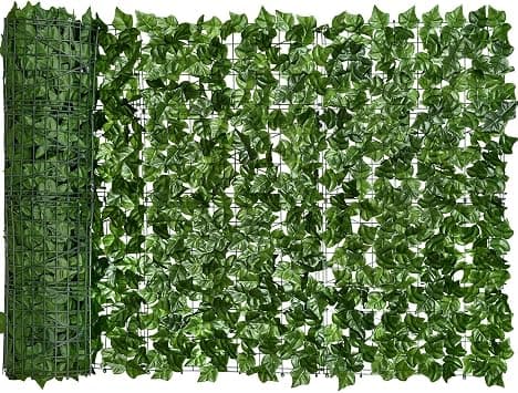 Toshionics 1x3 Meter Privacy Garden Fence Wall Artificial Plants Hedge Screening Roll Faux Ivy Leaf Vine Decoration For Backyard Outdoor UV Sunlight Protection In Garden Home Balcony Decor - Amazon.ae Price Tracker