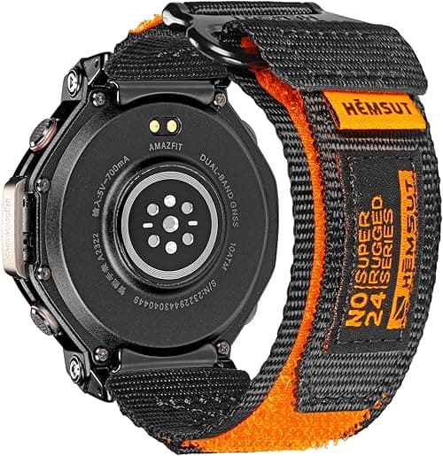 torbollo Armband Kompatibel mit Amazfit T-Rex 3, Rugged Nylon Uhrarmband Klettverschluss Ersatzarmband für T-Rex 3 Armbänder für Damen Herren on Amazon.ae - Price Tracker