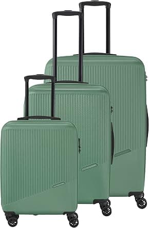 Travelite Bali Series 4-Wheel Suitcase Set 3 Pieces Sizes L/M/S, Luggage Series ABS Hard Shell Trolleys on Amazon - Best Deal Finder